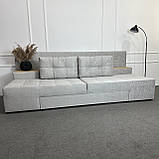 Диван-ліжко трансформер в тканині купити, фото 6