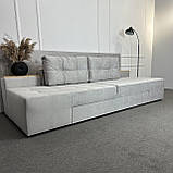 Диван-ліжко трансформер в тканині купити, фото 7