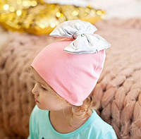 Дитяча шапка для дівчинки з бантом