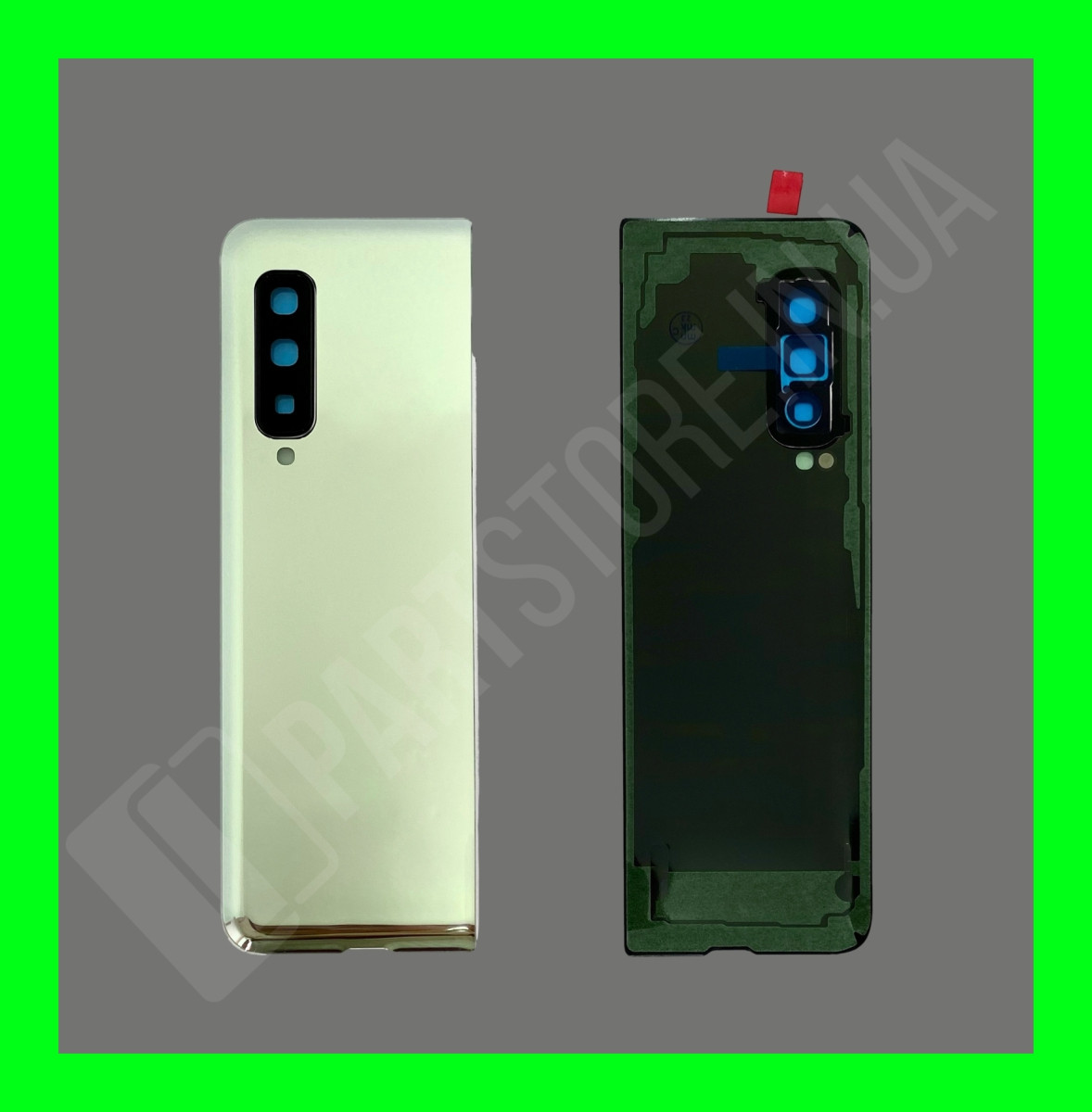 Кришка Samsung Fold F900F / Fold 5G F907F Space Silver зі склом камери
