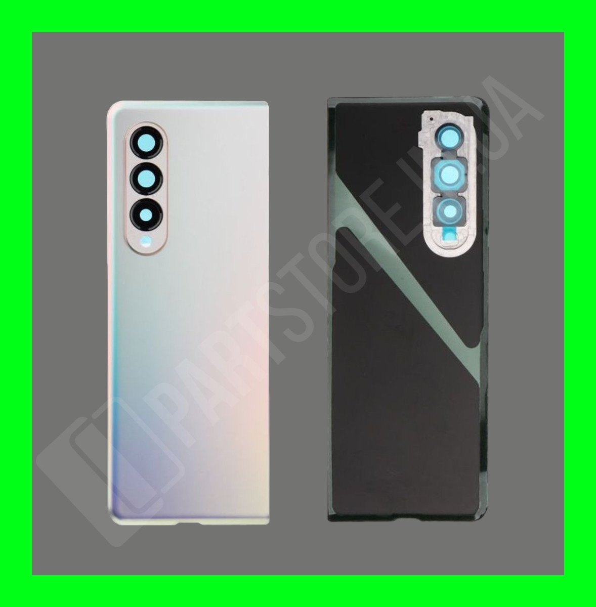 Кришка Samsung Z Fold 3 5G F926B Phantom Silver зі склом камери оригінал