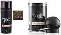 Загуститель для волос Toppik (Medium Brown) Средне-коричневый + Насадка-распылитель Toppik