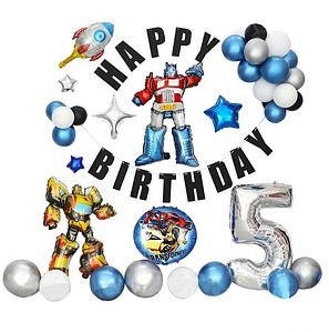 Фотозона з кульок Трансформери у космосі