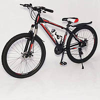 Красный велосипед для подростков и взрослых Hammer Blast S-300 29 дюймов с рамой 18 дюймов
