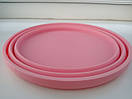 Миска силіконова складна туристична глибока тарілка для походу та кемпінгу 680 мл 155 х 55 мм Pink, фото 7
