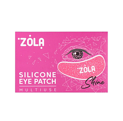 Патчі силіконові багаторазові для очей малинові Zola Silicone Eye Patch (21907Gu)
