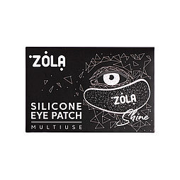Патчі силіконові багаторазові для очей чорні Zola Silicone Eye Patch (21908Gu)