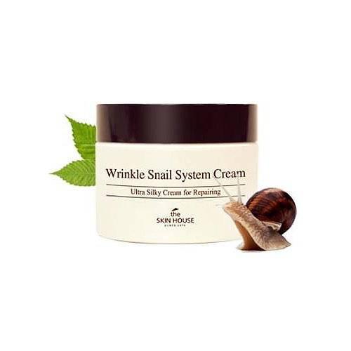 Антивозастний Крем З Муканом Улиточним The Skin House Wrinkle Snail System Cream