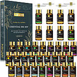 Великий Подарунковий набір Натуральних Ефірних Масел Оригінал 35 шт Premium Essential Oils MAYJAM, фото 11