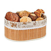 Бамбуковая корзина для хлеба Париж