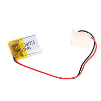 LiPo 25 mAh, 3,7V, 3,2x12,5x15,5мм LiPower акумулятор літій-полімерний PL301215 LiPower