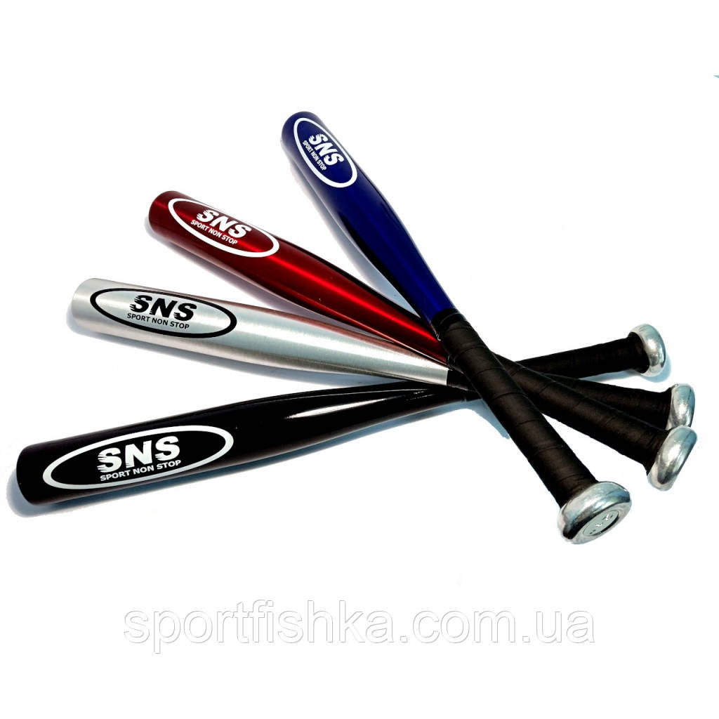 Бейсбольна бита 32 дюйми/81,28 см алюміній срібло, фото 1