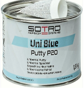 Т012010 SOTRO Шпаклевка универсальная Uni Blue Putty P20 (голубая) 1,8 кг