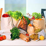 Пакети паперові білі розмір 17х5х30 100 штук, фото 4