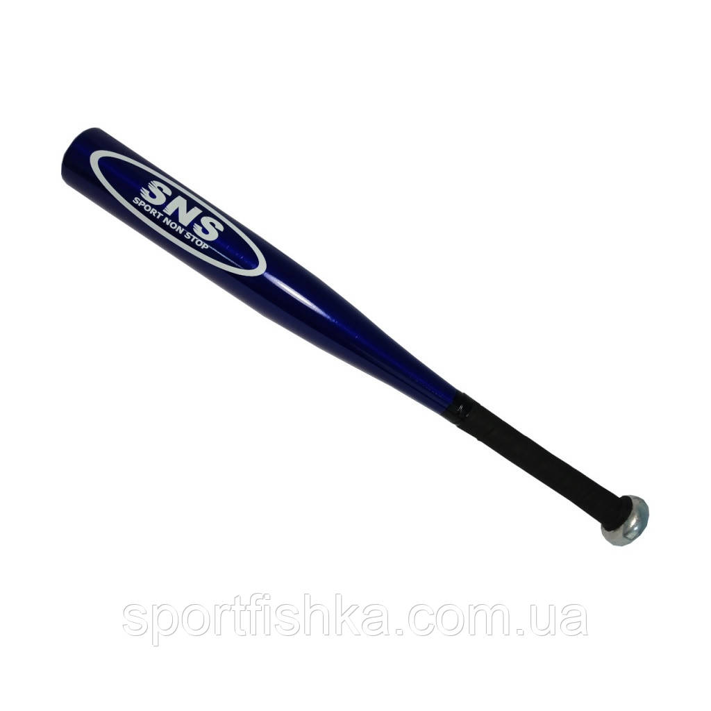 Бита бейсбольная 25 дюймов\63,5см алюминиевая синий, фото 1