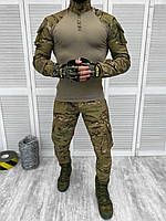Штурмовой костюм мультикам FLASS Армейская форма рипстоп весеняя Форма для ВСУ убакс + штаны