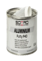 Т014010 SOTRO Шпатлевка с алюминиевой пудрой Aluminium Putty P40 1,8 кг