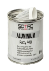 Т014010 SOTRO Шпатлевка с алюминиевой пудрой Aluminium Putty P40 1,8 кг ...