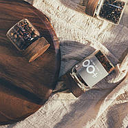 Банка для спецій скло, кришка гвинтова дерево акація, 130, 200 мл (збереження чаю, зберігання спецій), фото 8