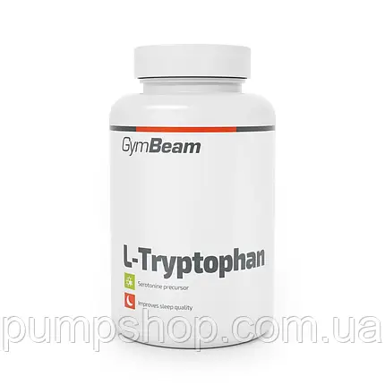 L-триптофан GymBeam L-Tryptophan 500 мг 90 капс., фото 1