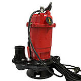 Насос фекальний дренажний Optima WQD 8-12 0.9кВт (Польща), фото 4