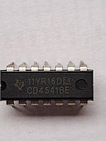 Микросхема Texas Instruments CD4541BE DIP14