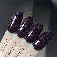 Гель-лак GeliX Flash Yuki 17, світловідбиваючий з пластівцями ЮКИ