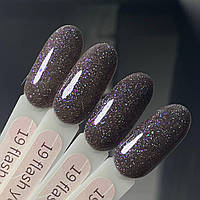 Гель-лак GeliX Flash Yuki 19, світловідбиваючий з пластівцями ЮКИ