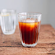 Стакан для пурівера Japaneese flower, склянка кавове скло, фото 2