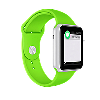 Силиконовый ремешок для Apple Watch 38mm/40mm/41mm (Зелёный)