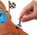 Трек Хот Вілс Божевільна гонка Ігровий Набір Hot Wheels Monster Trucks Wreckin' Raceway HGV12 Mattel Оригінал, фото 4