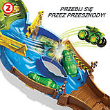 Трек Хот Вілс Божевільна гонка Ігровий Набір Hot Wheels Monster Trucks Wreckin' Raceway HGV12 Mattel Оригінал, фото 9