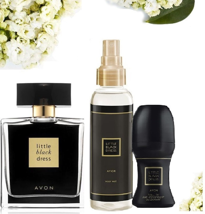 Парфумерний набір для жінок AVON Little Black Dress для Неї 3 В 1