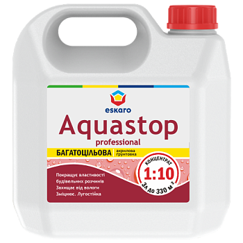 Ґрунтовка AQUASTOP-PROF концентрат 1:10, 0.5л (37605)