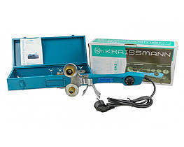 Паяльник для пластикових труб KRAISSMANN 1600 EMS 4 (1600 Вт, 4 насадки, кейс) Німеччина