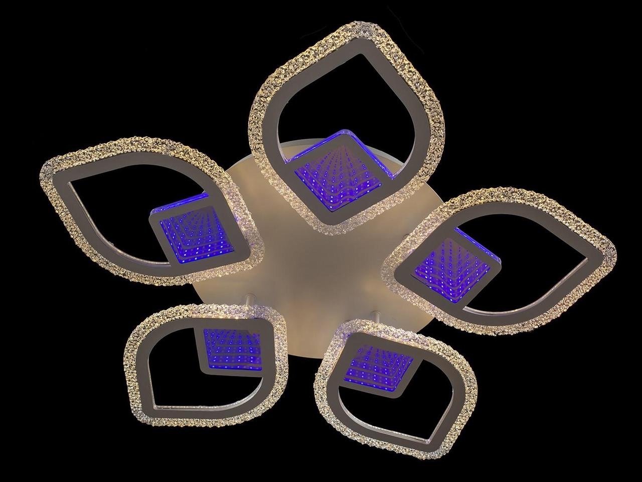 Люстра світлодіодна квітка з 3D ефектом