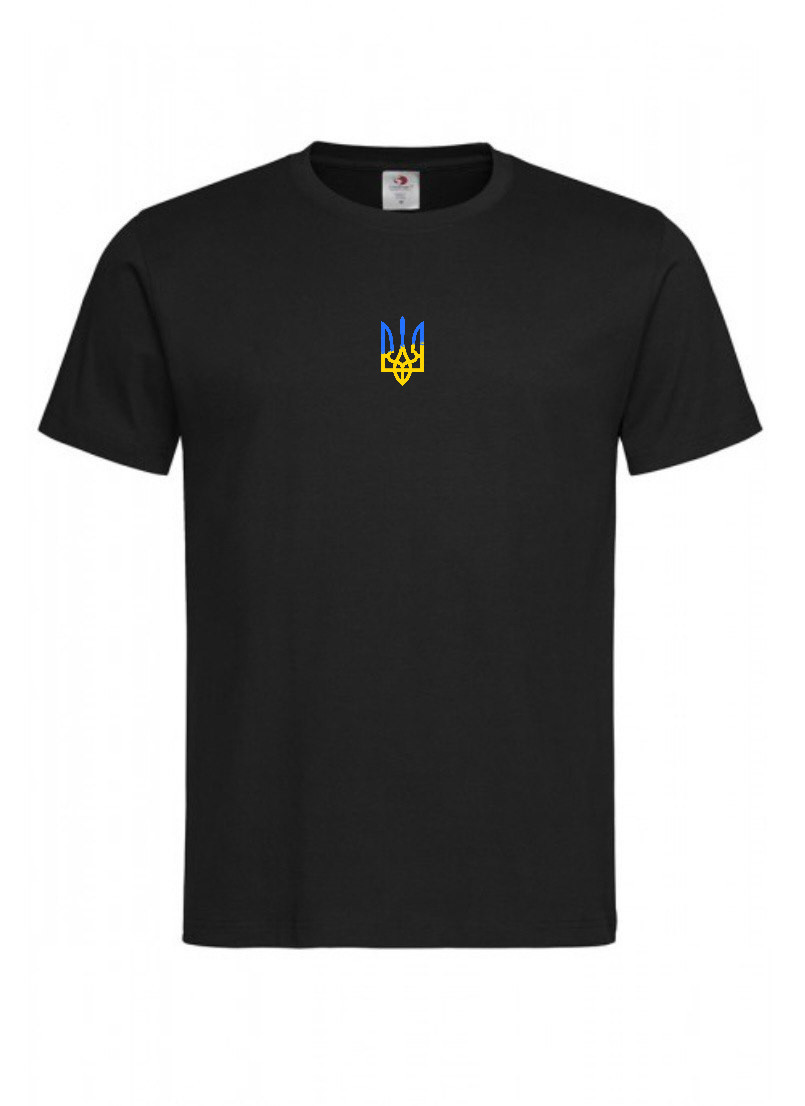 Патріотична футболка герб жовто-синій