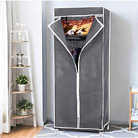 Шкаф складной тканевый универсальный для дома одежды и вещей 90х45х160 см