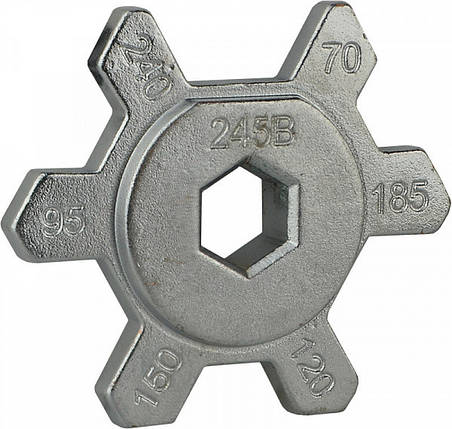 Матриця для кримпера HX-245 АСКО-УКРЕМ для обжиму силових наконечників до 240 мм², фото 1