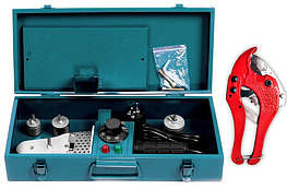 Паяльник для пластикових труб VILMAS 600-PW-3 (600 Вт, 3 насадки, ножиці) Латвія