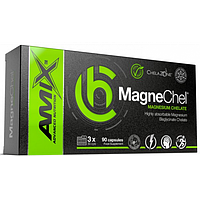 Магній хелат бисклинат Amix ChelaZone MagneChel Magnesium Bisglycinate Chelate 90 vegcaps