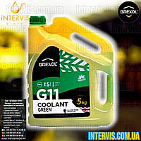 Антифриз BREXOL GREEN G11 Antifreeze (Зеленый) 5кг.