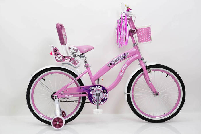 Купить Велосипед для девочки Flower-Rueda 18 дюймов, цена 4600 ₴ — Prom ...