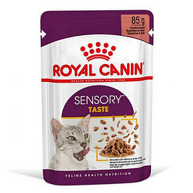 Royal Canin SENSORY TASTE GRAVY консерви для кішок вибагливих до смаку