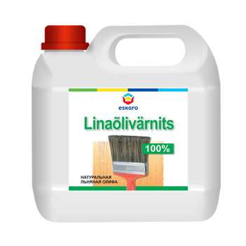 Натуральна лляна оліфа для просочування Eskaro Linaolivarnits, 1л (27269)