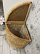 Ящик для білизни кутовий плетений з лози, фото 7
