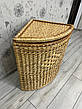 Ящик для білизни кутовий плетений з лози, фото 9