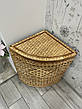 Ящик для білизни кутовий плетений з лози, фото 6