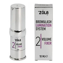 Склад для ламінування брів і вій Zola Brow&Lash Lamination System 02 Volume Fixer 10 мл