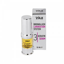 Склад для ламінування брів і вій Zola Brow&Lash Lamination System 03 Keratin Serum 10 мл